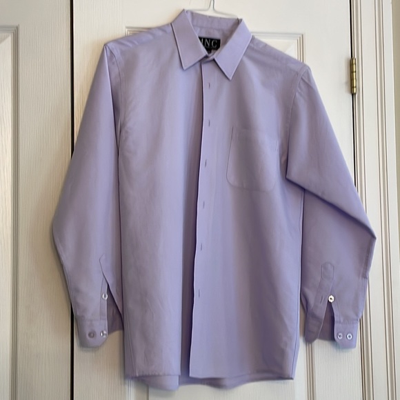 INC Men's Lavender Dress Shirt 18/20 - Picture 1 of 5